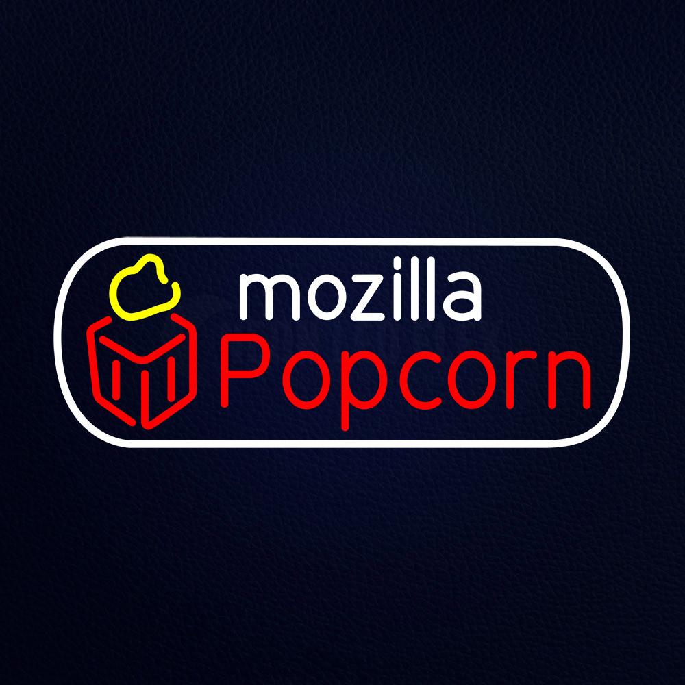 Red Popcorn Neon Flex Sign