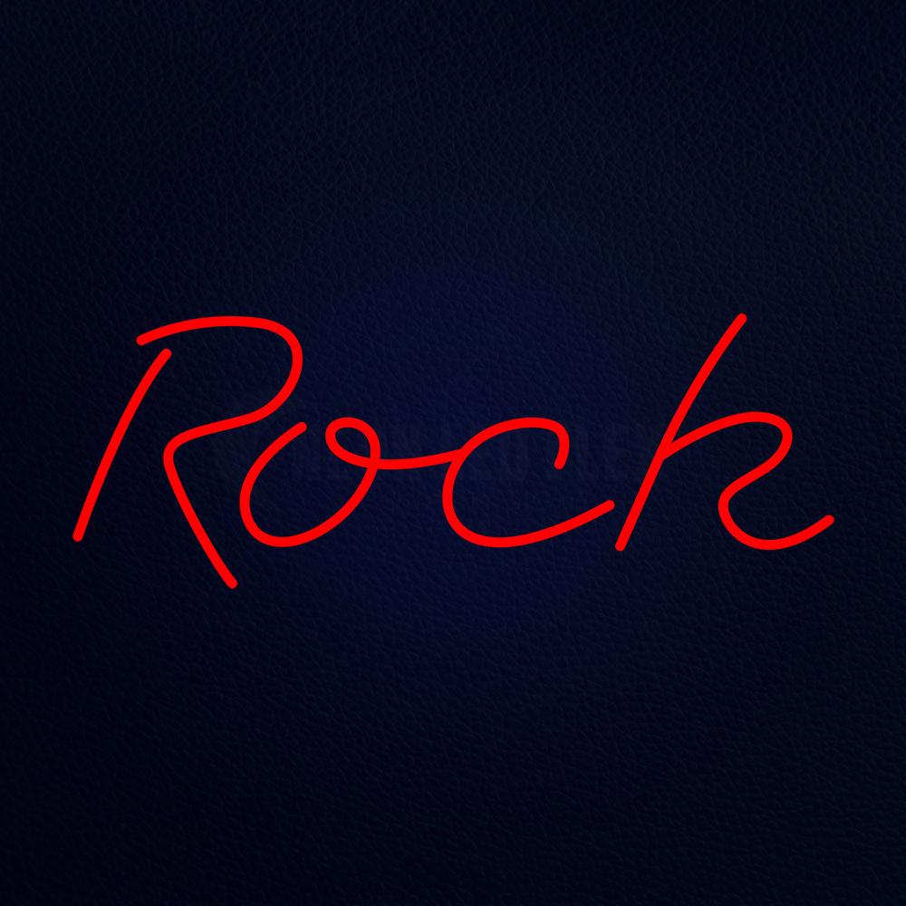 Red Rock Cursive Neon Flex Sign