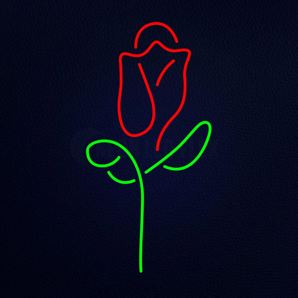 Red Rose Neon Flex Sign