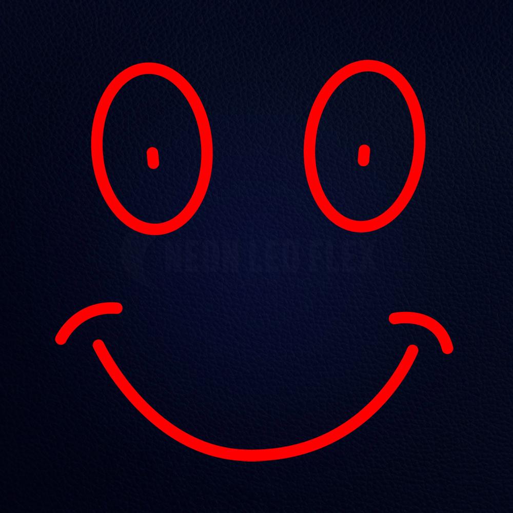 Red Smile Emoji Neon Flex Sign