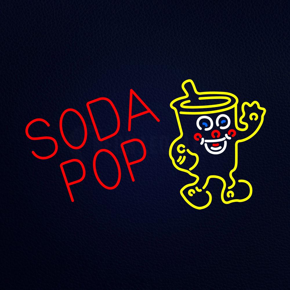 Red Soda Pop Neon Flex Sign