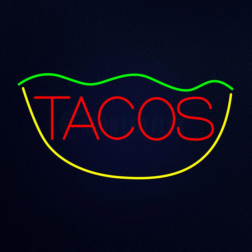 Red Tacos Neon Flex Sign