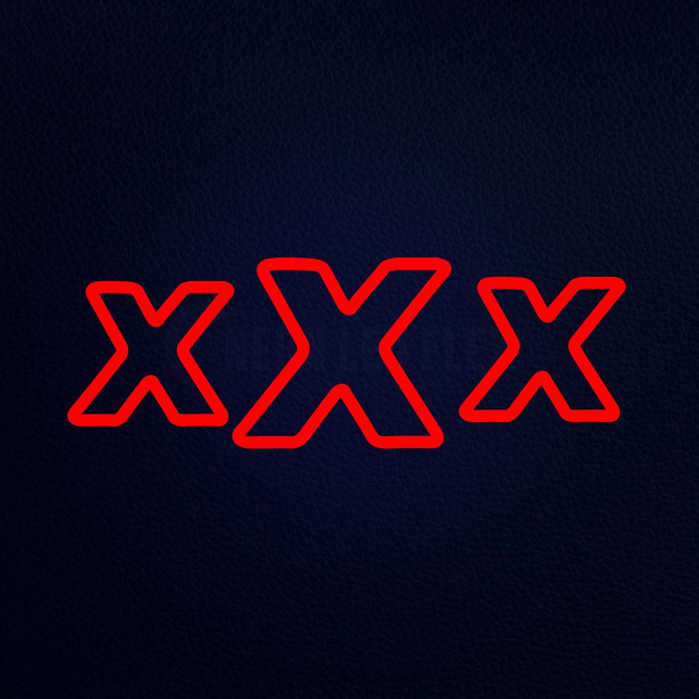 Red Xxx With Arrow Neon Flex Sign