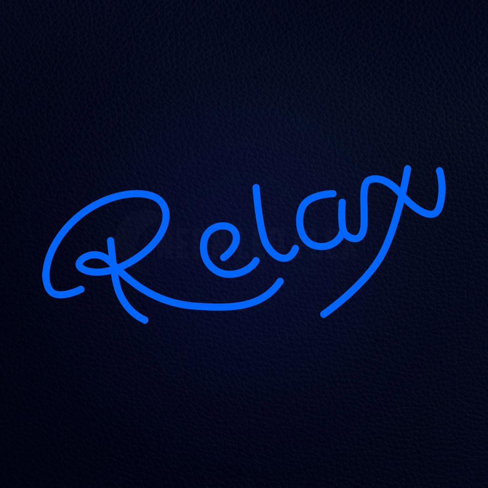 Relax Neon Flex Sign