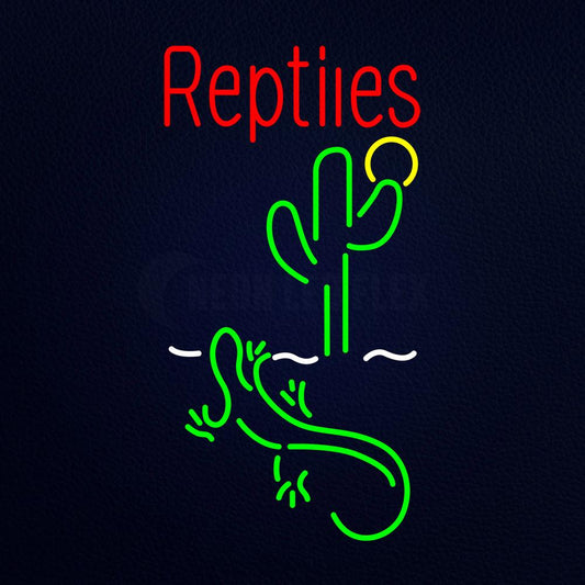 Reptiles Neon Flex Sign