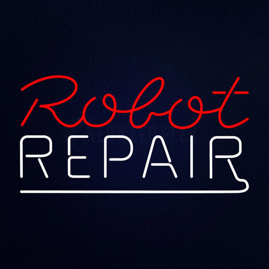 Robot Repair Neon Flex Sign