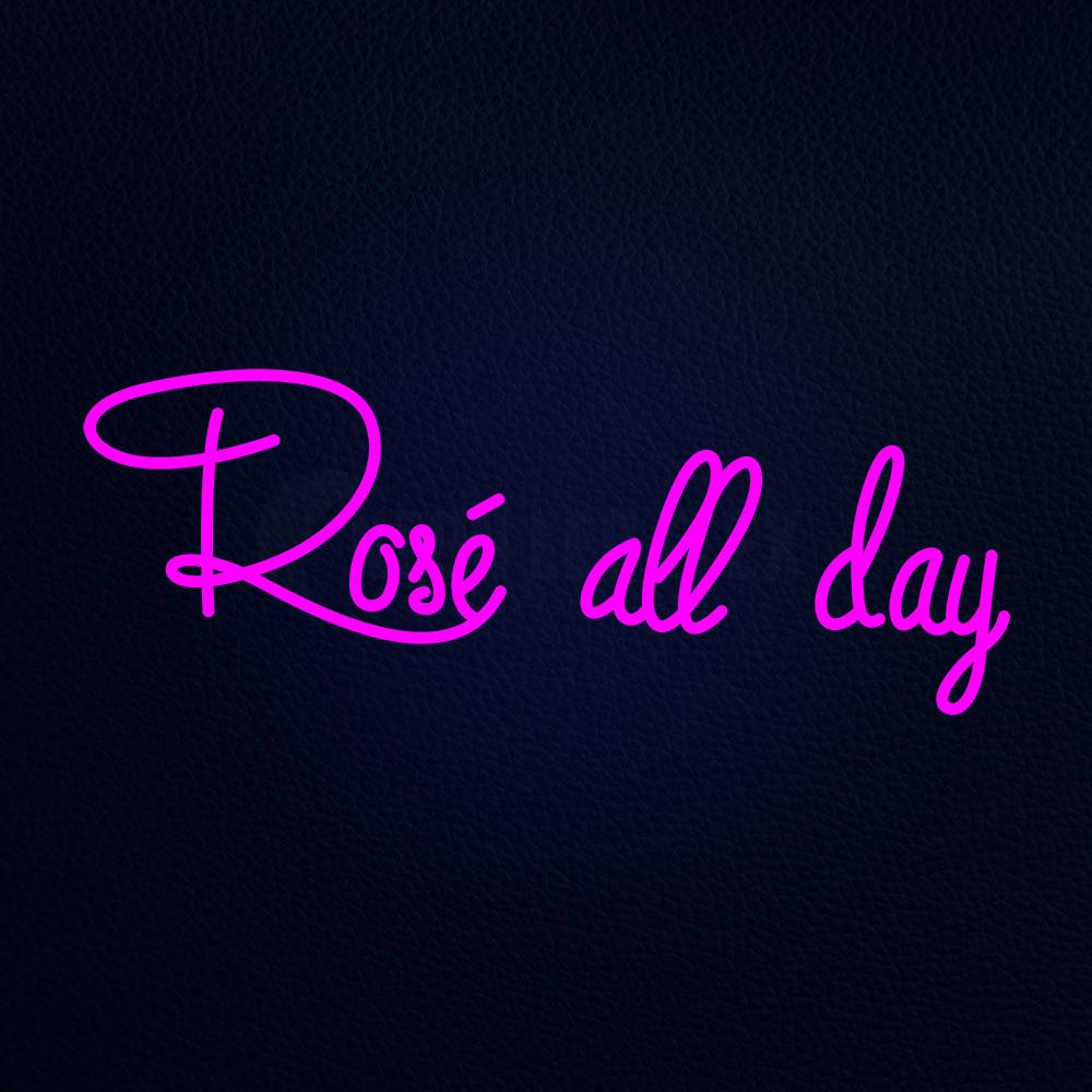 Rose All Day Neon Flex Sign