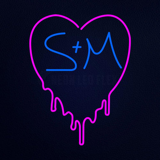 S Plus M Neon Flex Sign