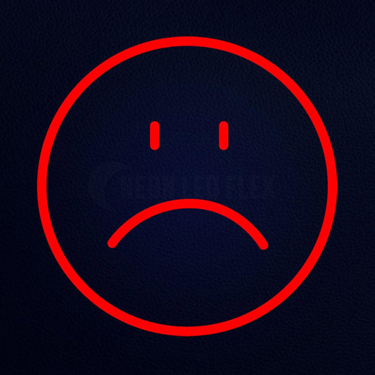 Sad Emoji Neon Flex Sign