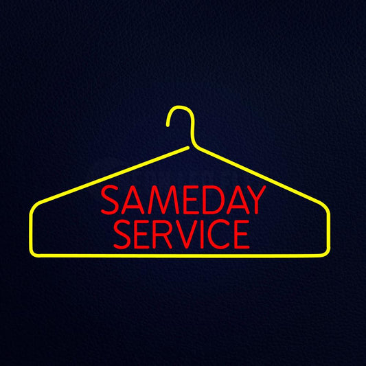 Same Service Block Neon Flex Sign