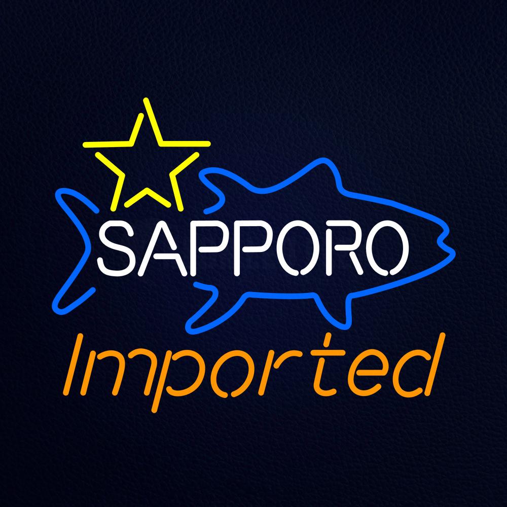 Sapporo Imported Beer Neon Flex Sign