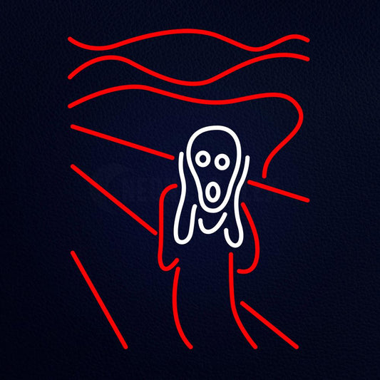 Scary Man Logo Neon Flex Sign