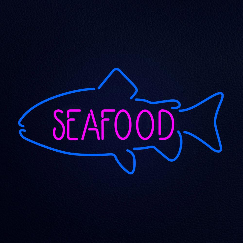 Seafood Fish Neon Flex Sign