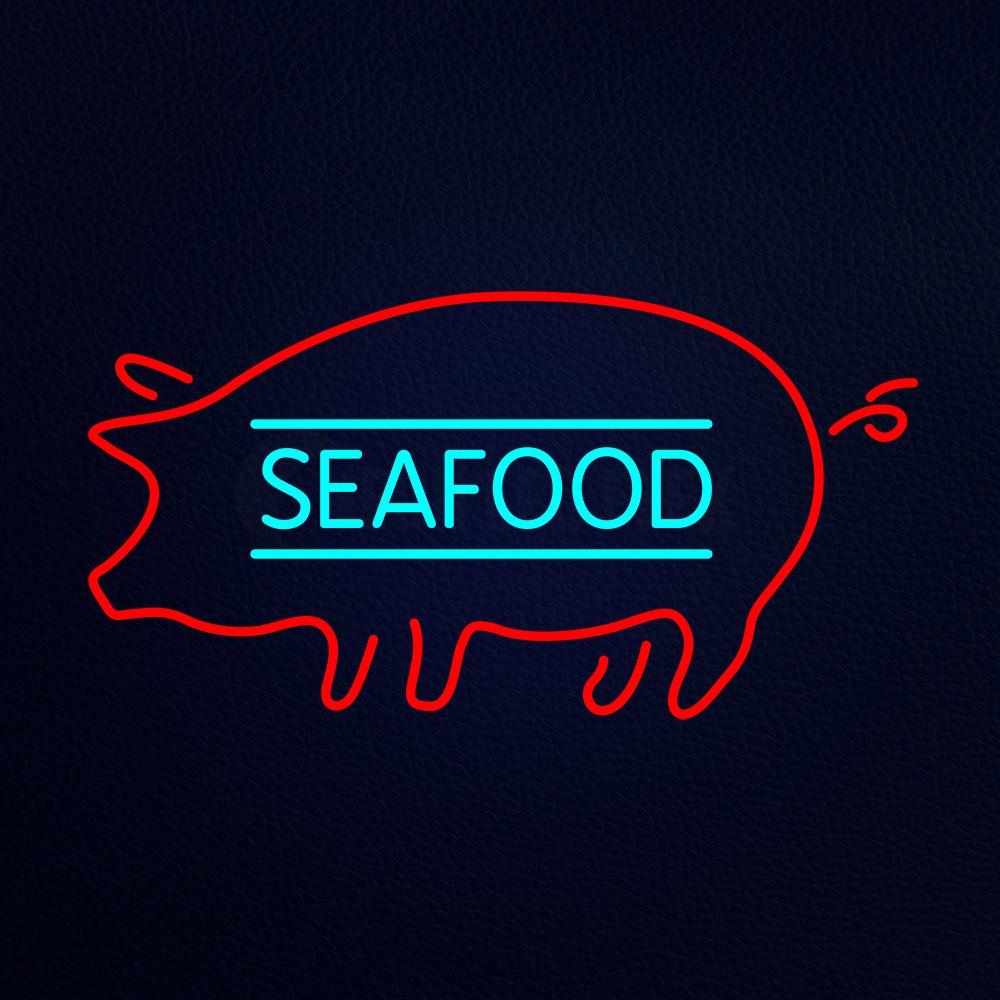 Seafood Neon Flex Sign