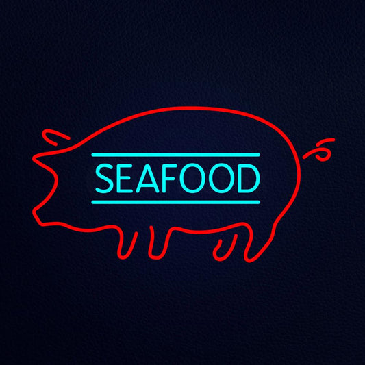 Seafood Neon Flex Sign