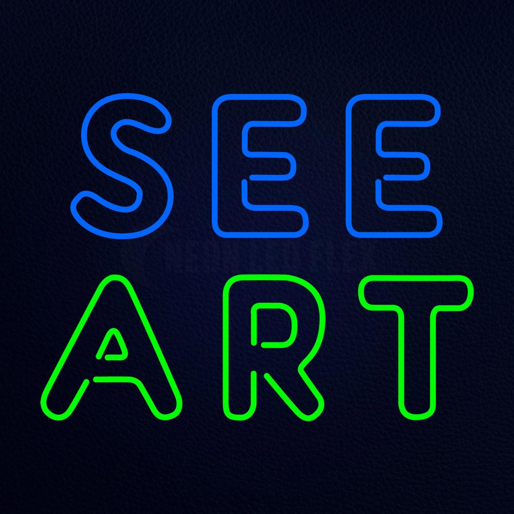 See Art Neon Flex Sign