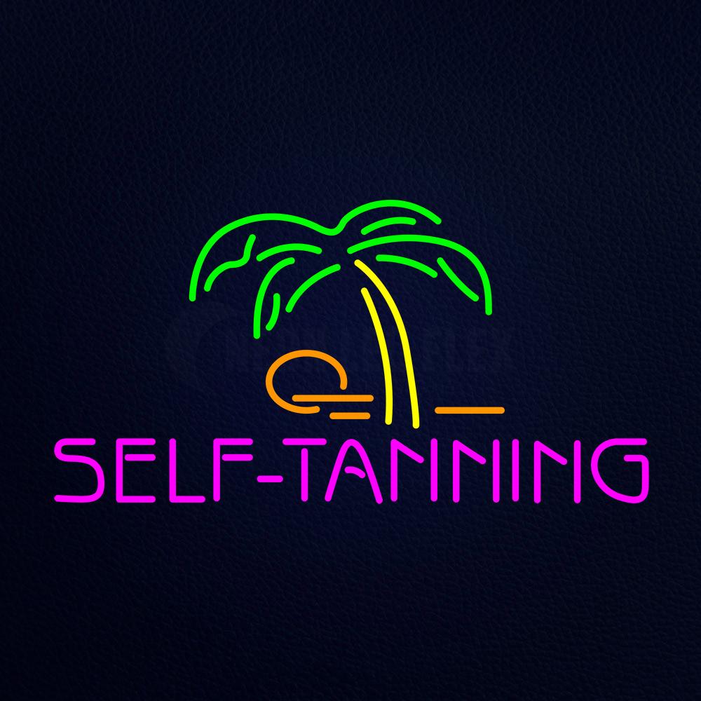 Self Tanning Neon Flex Sign