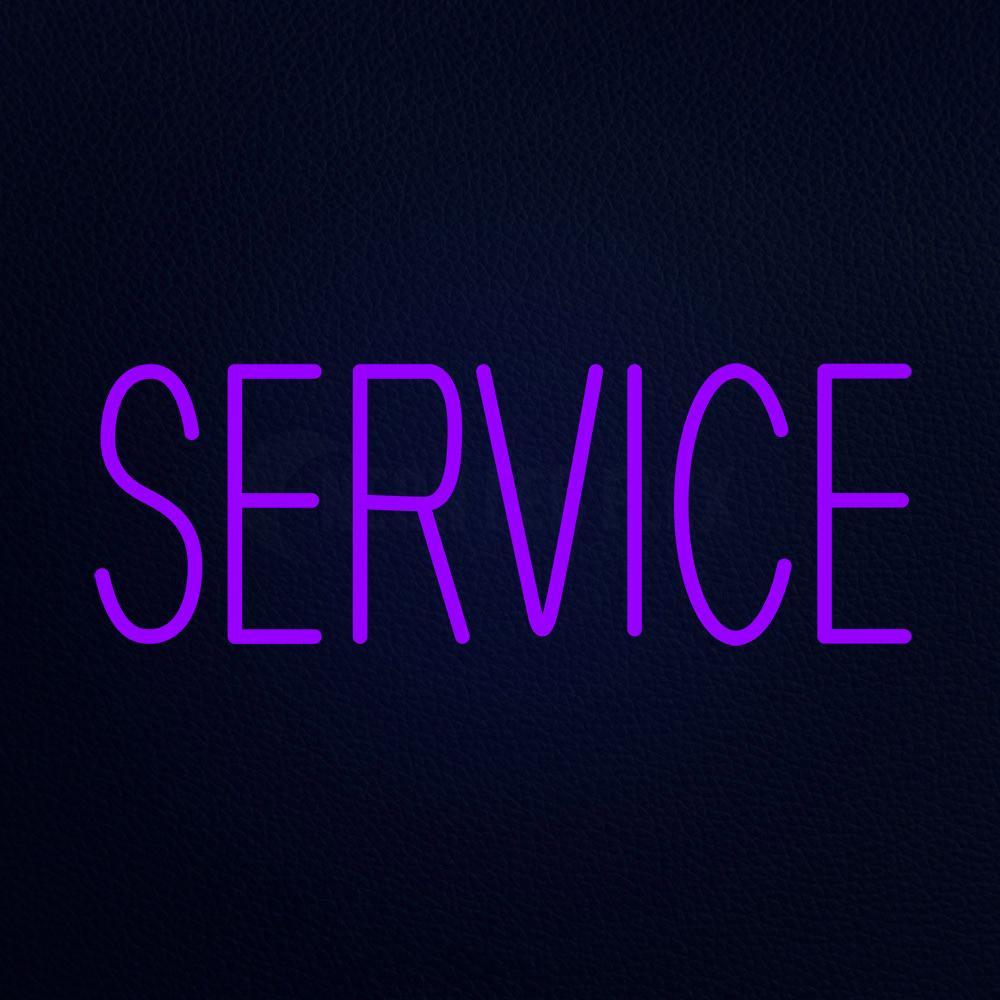 Service Neon Flex Sign