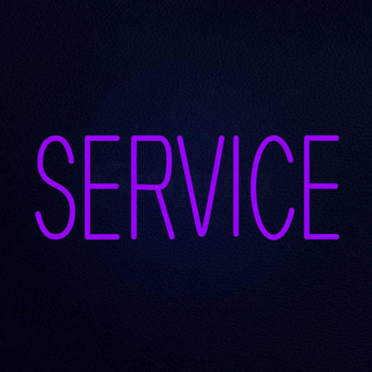 Service Neon Flex Sign