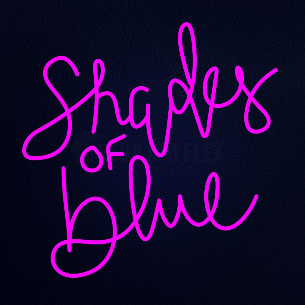 Shades of Blue Neon Flex Sign