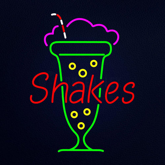 Shakes Neon Flex Sign