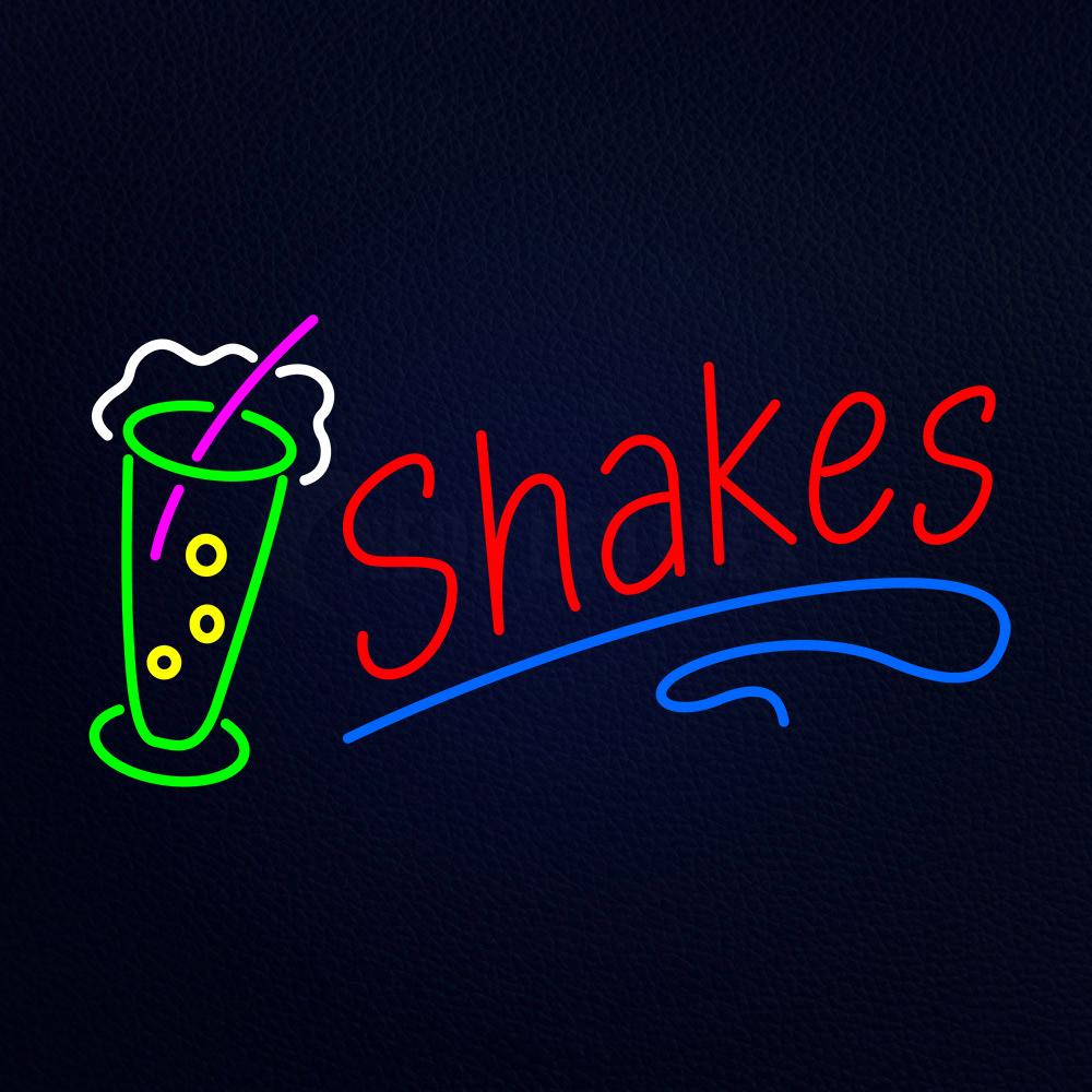 Shakes Neon Flex Sign