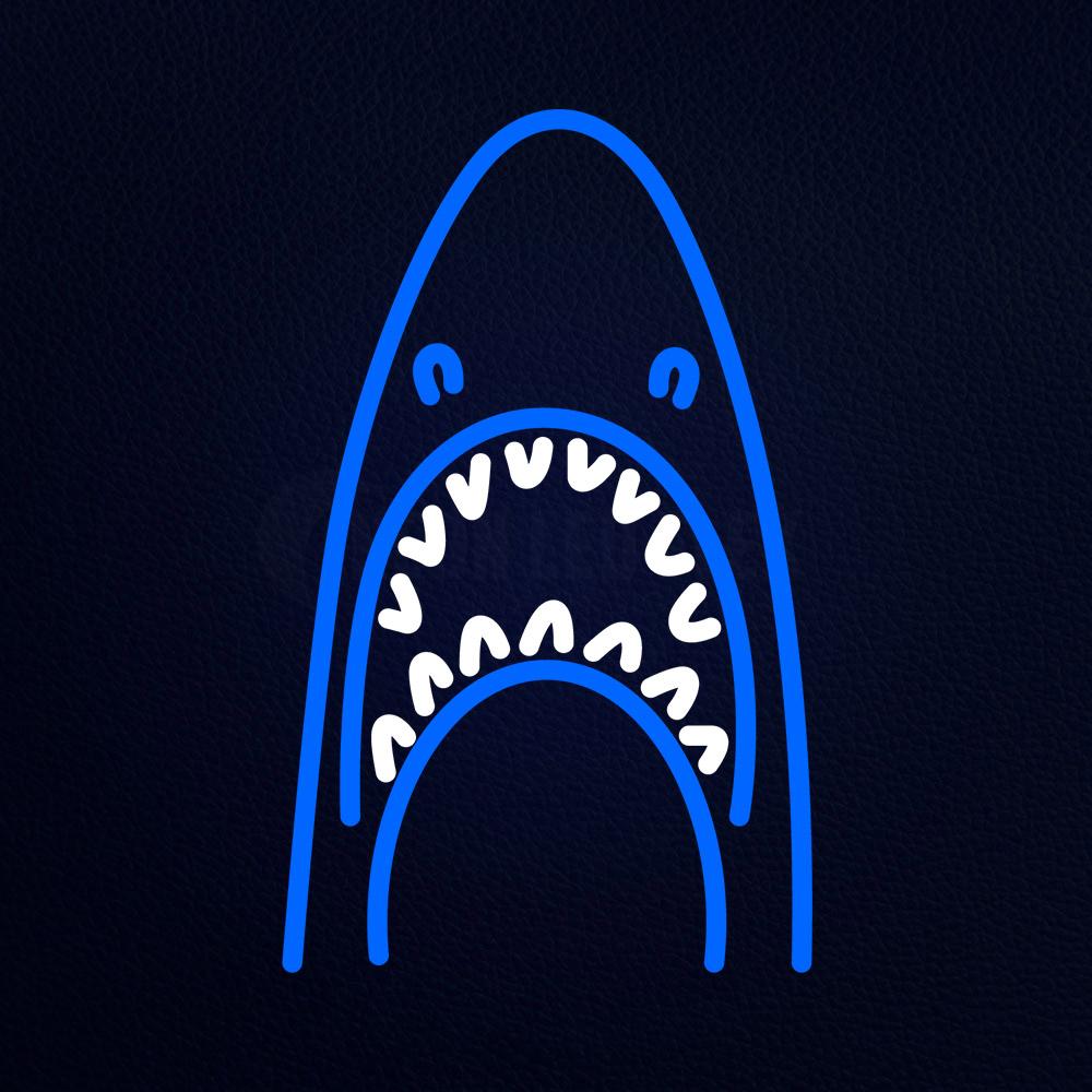 Shark Neon Flex Sign