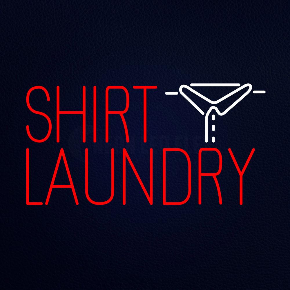 Shirt Laundry Neon Flex Sign