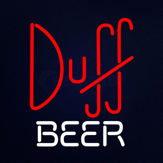 Simpsons Duff Beer Logo Neon Flex Sign