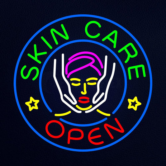 Skin Care Open Neon Flex Sign