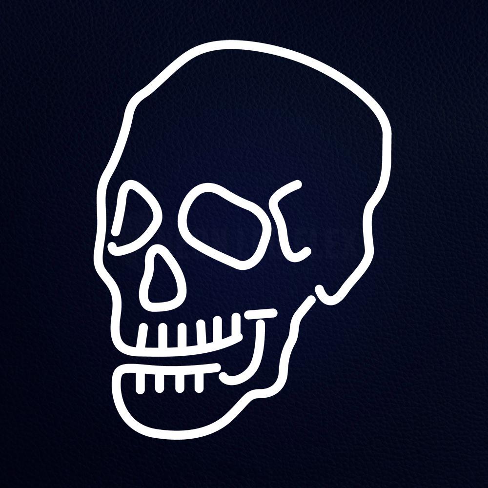 Skull Neon Flex Sign