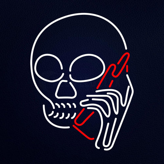 Skull Neon Flex Sign