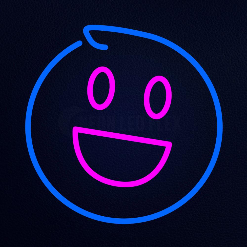 Smile Emoji Neon Flex Sign