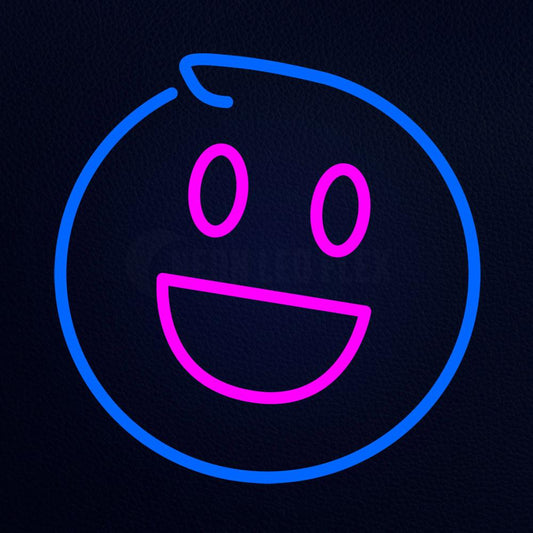 Smile Emoji Neon Flex Sign