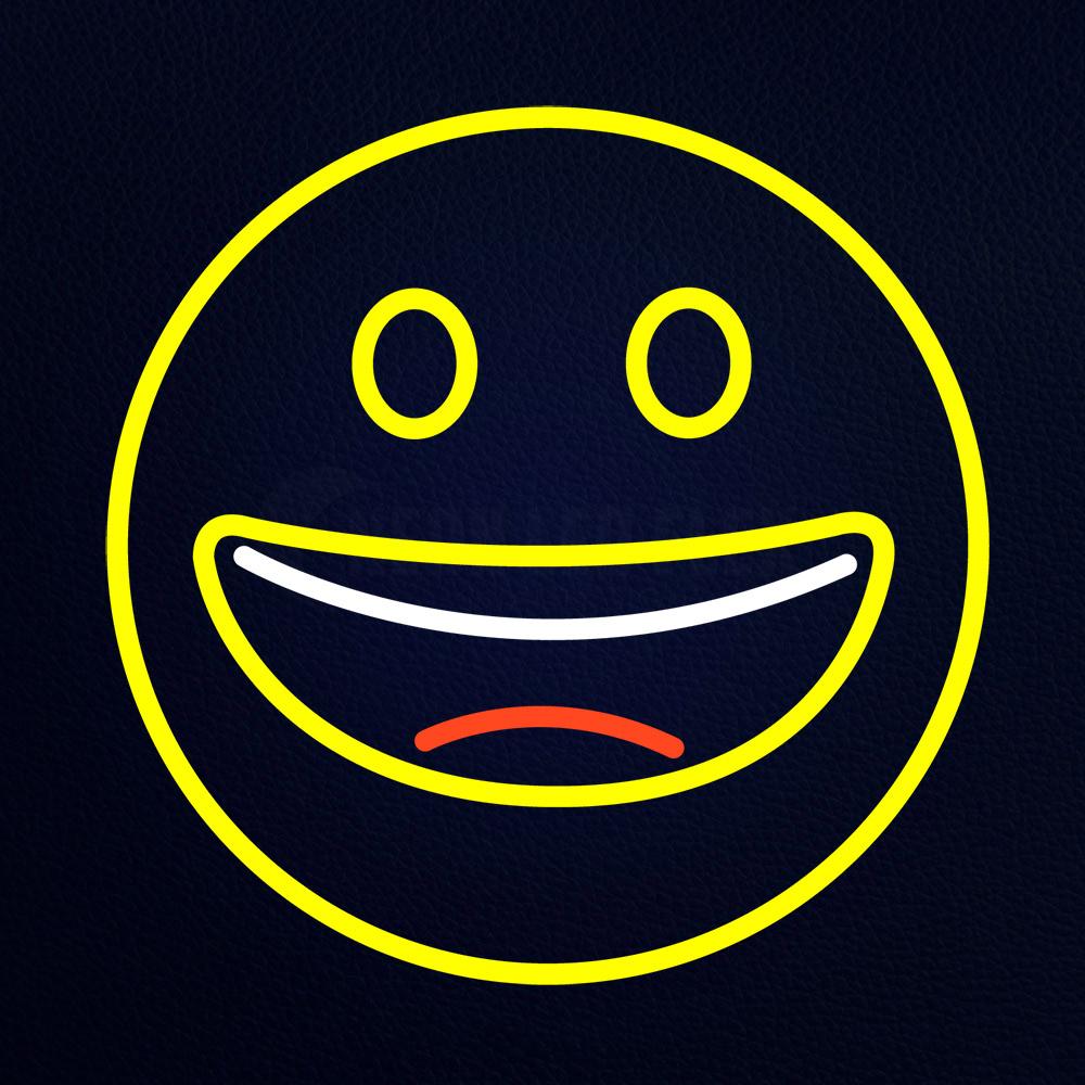 Smile Emoji Neon Flex Sign