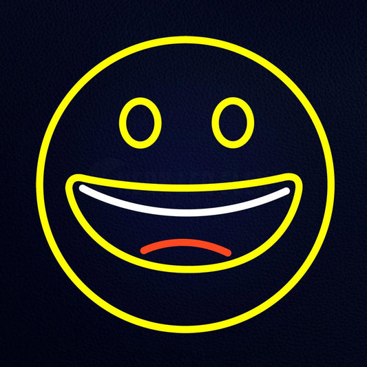 Smile Emoji Neon Flex Sign