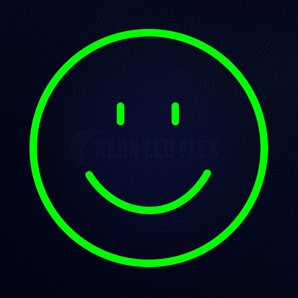 Green Smiley Face Traditional Smiley Face Teacher Stamp | Rubber Stamp