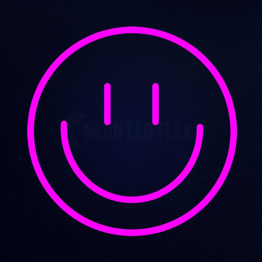 Smile Pink Emoji Neon Flex Sign