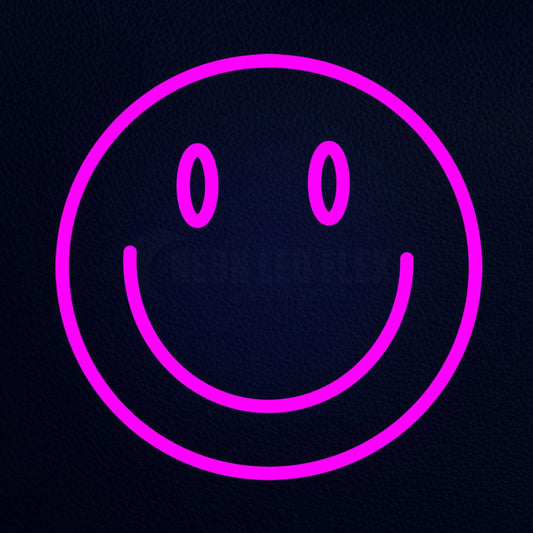 Smile Pink Emoji Neon Flex Sign