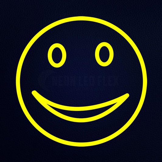 Smiley Face 3 Emoji Neon Flex Sign