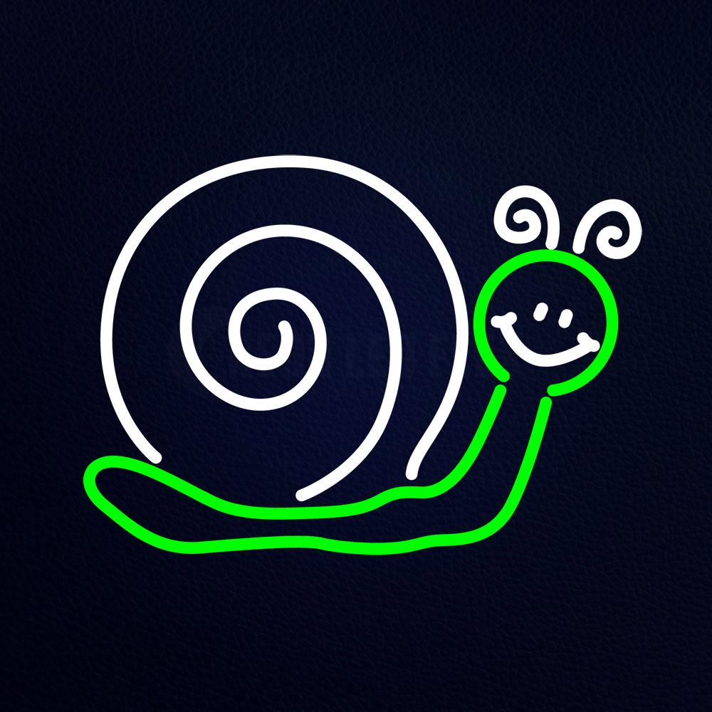 Snail Neon Flex Sign