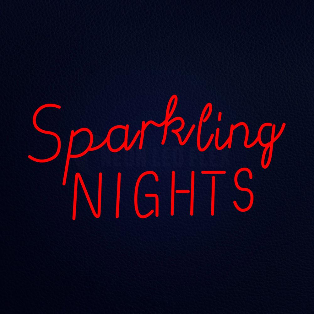 Sparkling Nights Neon Flex Sign