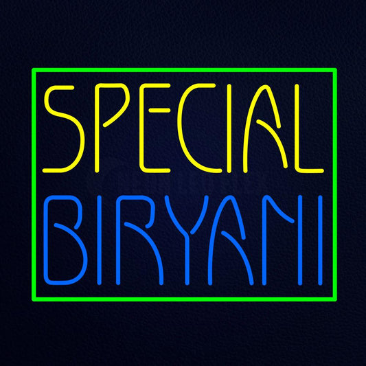 Special Biryani Neon Flex Sign