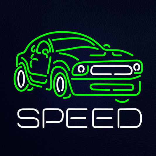 Speed Car Logo Neon Flex Sign