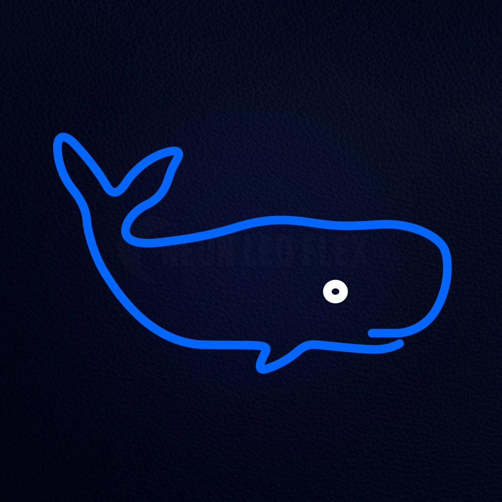 Spem Whale Neon Flex Sign