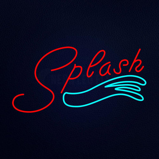 Splash Neon Flex Sign