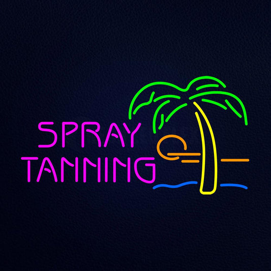 Spray Tanning Neon Flex Sign