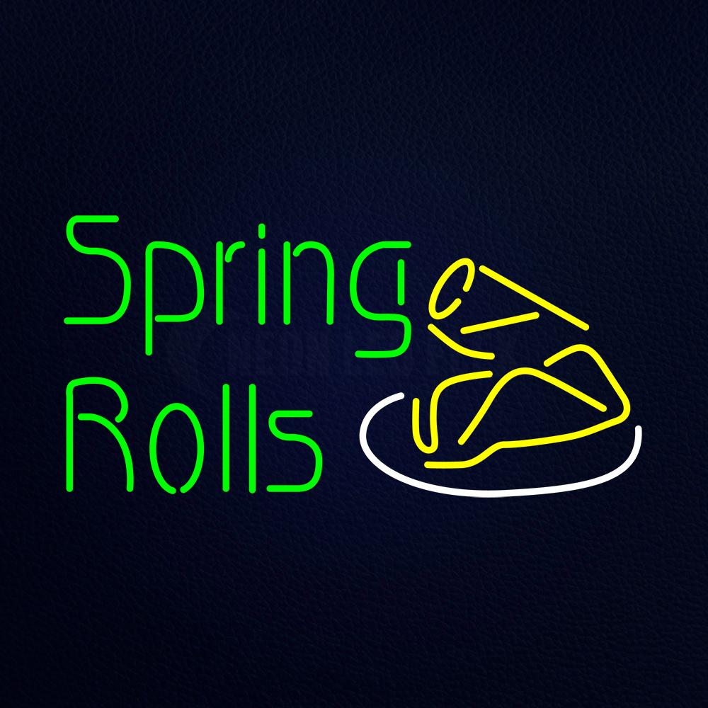 Spring Rolls Neon Flex Sign