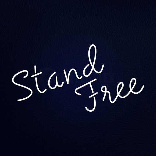 Stand Free Neon Flex Sign