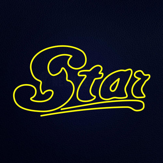 Star Neon Flex Sign